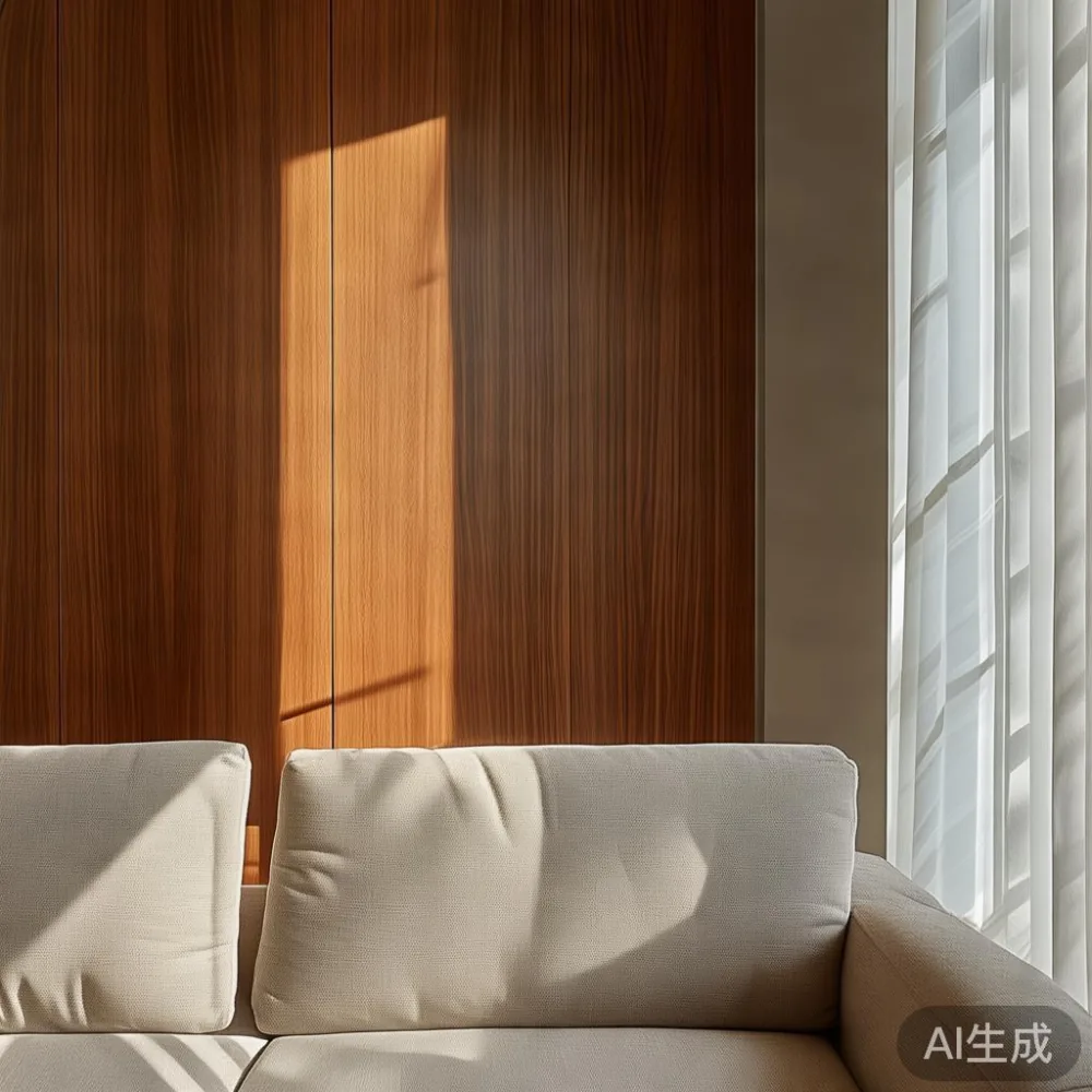 Lacquered Wardrobe Care in Singapore Humidity: A Solid Wood Owner’s Fi — staged against a plain wall with a linen sofa ne