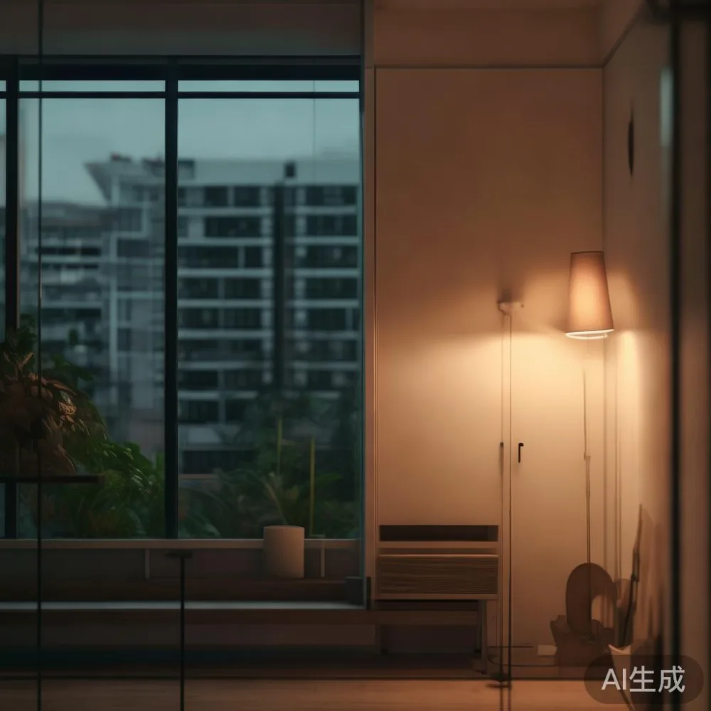Reading a Furniture Warranty in Singapore: A Plain-English Guide That  — room setting at dusk with warm lamp light, film 