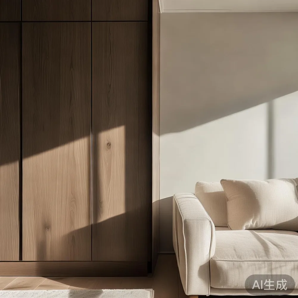 How to Choose the Right Size Furniture for a Singapore HDB Living Room — staged against a plain wall with a linen sofa ne