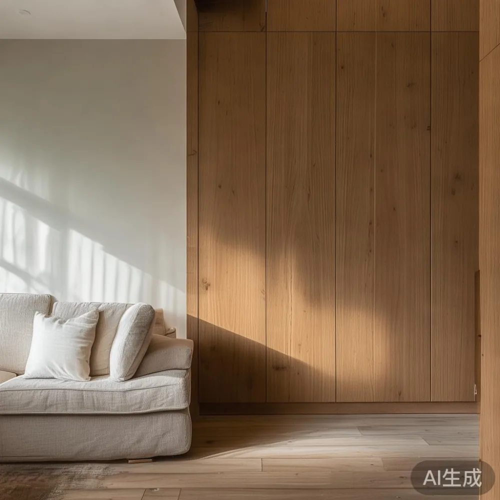 Small Apartment Styling in Singapore: Solid Wood Pieces That Save Spac — staged against a plain wall with a linen sofa ne