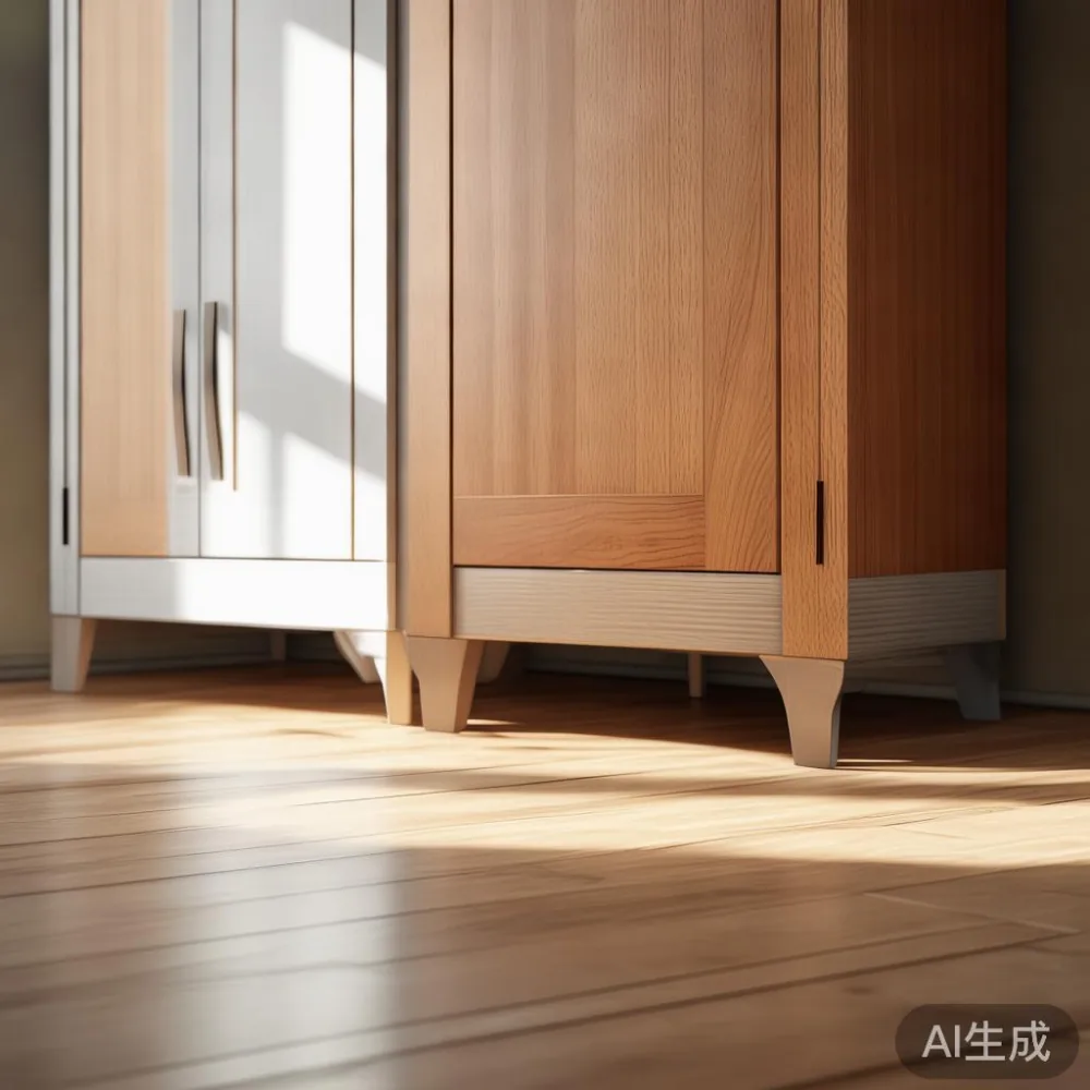 Veneer vs Solid Wood Wardrobe in Singapore: What Really Costs Less Ove — detail of the base and leg construction on a bed