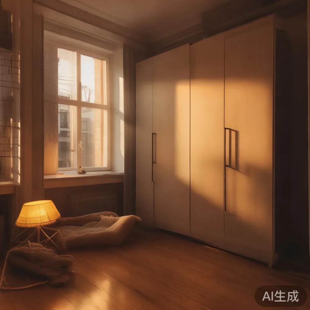 Wardrobe SG Delivery and Assembly: What to Expect After You Order Onli — room setting at dusk with warm lamp light, film
