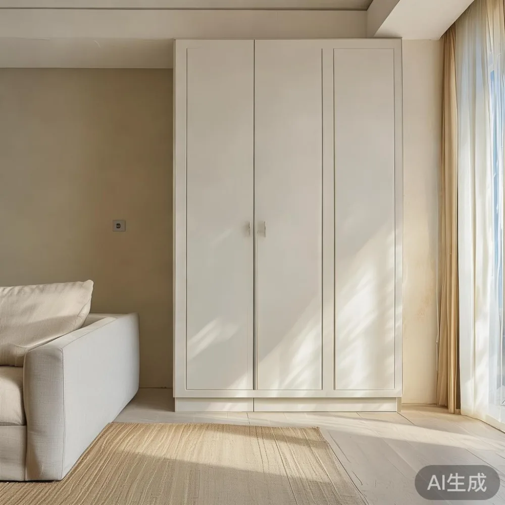 Wardrobe SG Delivery and Assembly: What Singapore Buyers Actually Expe — staged against a plain wall with a linen sofa ne